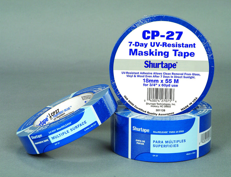 Shurtape CP 27 - Blue Masking Tape: Painter Tape